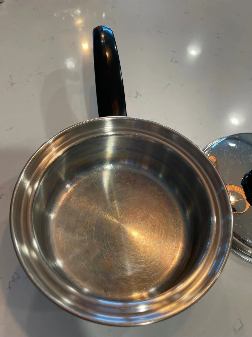 Vintage Seal-O-Matic 7” Stainless Steel Cooking Pan